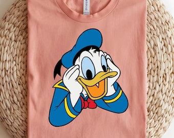 Surprised Donald Duck T-shirt, Disney Graphic Tee, Funny Disney Shirt, Donald Duck Fan Gift, Disney Trip Shirt