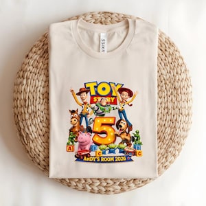 Toy Story 5 Shirt | Woody Buzz Lightyear Apparel | Kids Adults Tee image 3