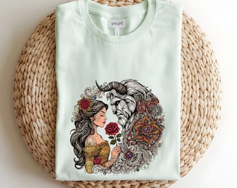 Beauty and The Beast Shirt, Disney T-Shirt, Princess Belle Sweatshirt, Mrs. Potts and Chip Matching Shirts