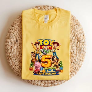 Toy Story 5 Shirt | Woody Buzz Lightyear Apparel | Kids Adults Tee image 6
