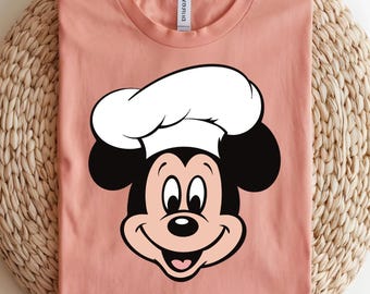 Mickey Mouse Chef T-shirt, Disney Cook Tee, Chef Mickey Gift, Culinary Disney Shirt, Disney Foodie, Cooking T-shirt