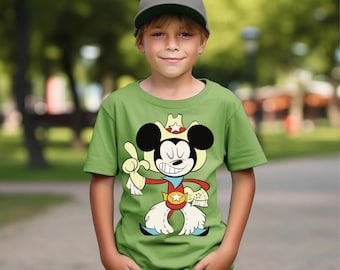 Cowboy Mickey T-shirt, Kids Disney Shirt, Mickey Mouse Cowboy Tee, Disney Trip Shirt, Disneyworld Gift, Western Mickey, Kids Gift