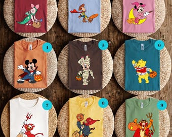 Disney Halloween Shirts – Cute Trick or Treat Tees, Mickey & Friends Fall Outfits, Spooky Kids Costume T-Shirts, Gift Idea