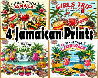 4 Jamaica Art Prints, Jamaica, Jamaican Art Files, Jamaican Painting, Jamaican Art Prints, Jamaica Digital Download, Caribbean Art Prints