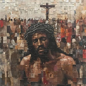 Black Jesus Carrying Cross Prints, Brown Skin Jesus Wall Art, Christian Wall Art, African American Jesus, Black Christian Art, Black Church