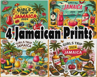 4 Jamaica Art Prints, Jamaica, Jamaican Art Files, Jamaican Painting, Jamaican Art Prints, Jamaica Digital Download, Caribbean Art Prints
