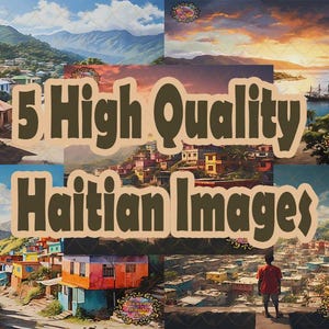 Petionville City, Haiti, Haitian Art, Haitian Painting, Haitian Art Prints, Haitian Digital Download, Haitian Prints, Caribbean Art Prints