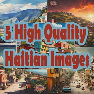 Petionville City, Haiti, Haitian Art, Haitian Painting, Haitian Art Prints, Haitian Digital Download, Haitian Prints, Caribbean Art Prints