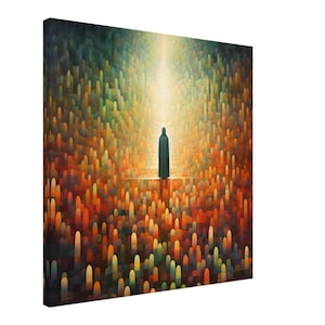 Schwarze Jesus Leinwand Kunstwerk, Religiöses Wanddekor, Christliche Wandkunst, Afroamerikaner Jesus, Schwarze Christliche Kunst, Afrocentric Kunstdekor