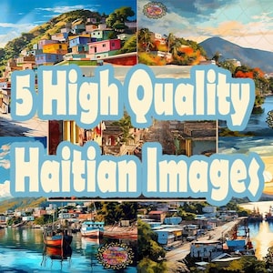 Petionville City, Haiti, Haitian Art, Haitian Painting, Haitian Art Prints, Haitian Digital Download, Haitian Prints, Caribbean Art Prints