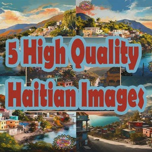 Petionville City, Haiti, Haitian Art, Haitian Painting, Haitian Art Prints, Haitian Digital Download, Haitian Prints, Caribbean Art Prints