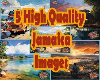Jamaica Art, Jamaica, Jamaican Art, Jamaican Painting, Jamaican Art Prints, Jamaica Digital Download, Jamaica Prints, Caribbean Art Prints