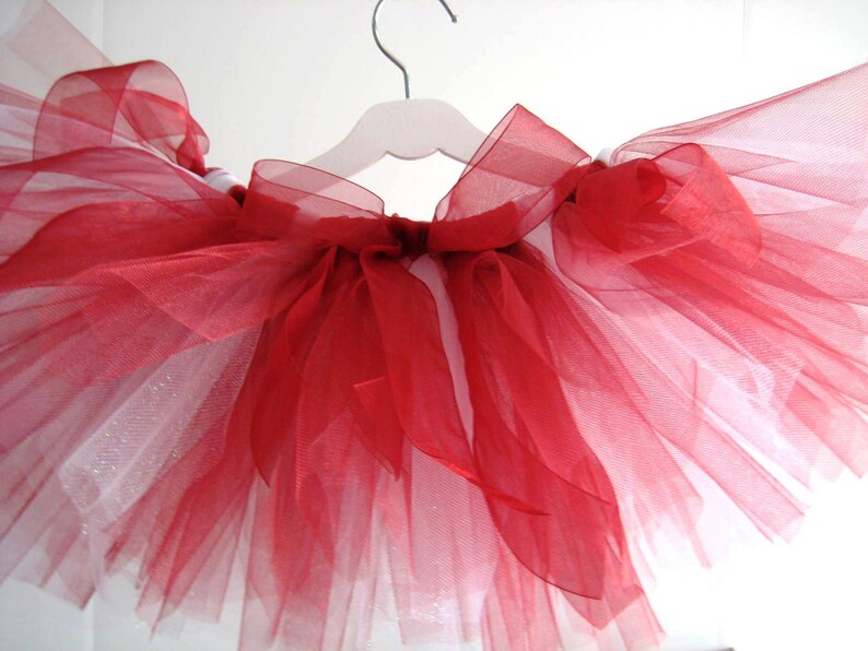 red and white striped tutu