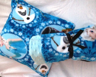 Frozen Stroller Blanket and Pillow Set - Ready to Ship