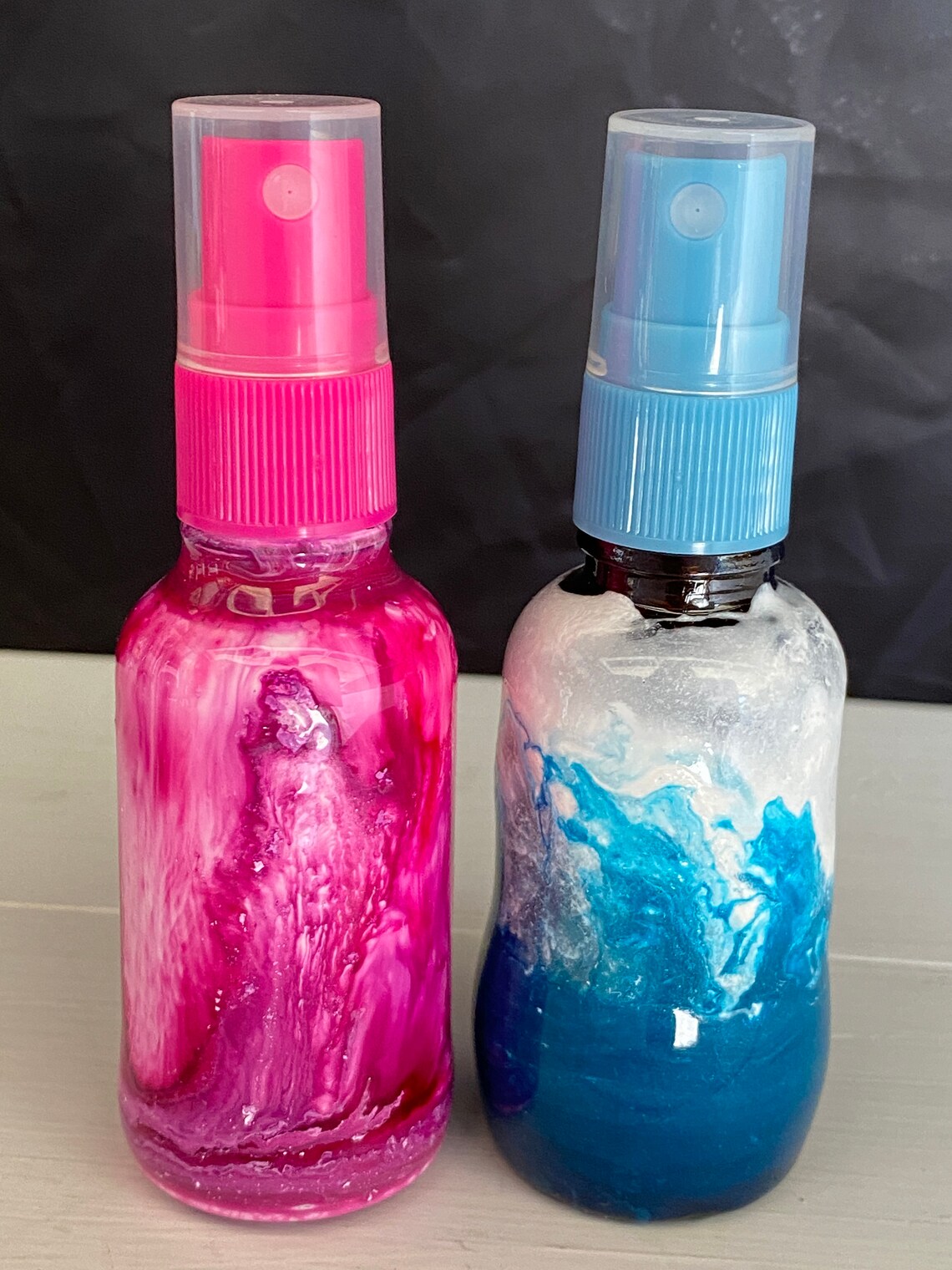 Fine Mist Spray Bottle Epoxy Resin Coated for Custom Look Set of 2 Etsy