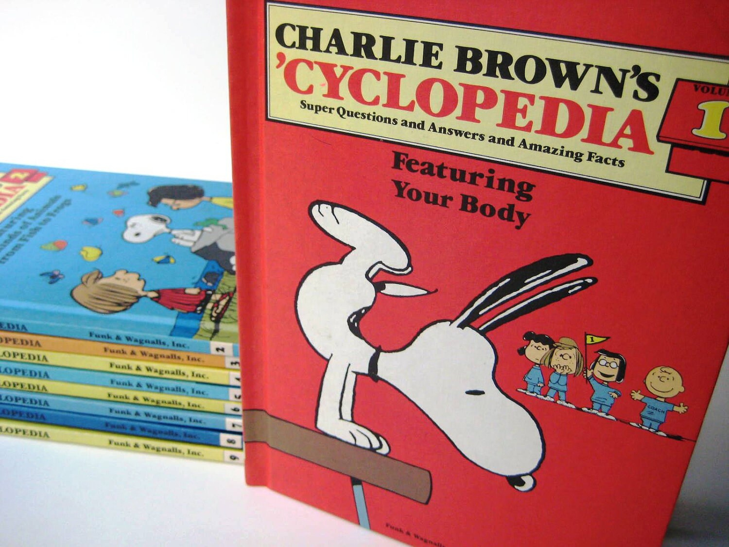 Charlie Brown Encyclopedia Set of 9 Etsy