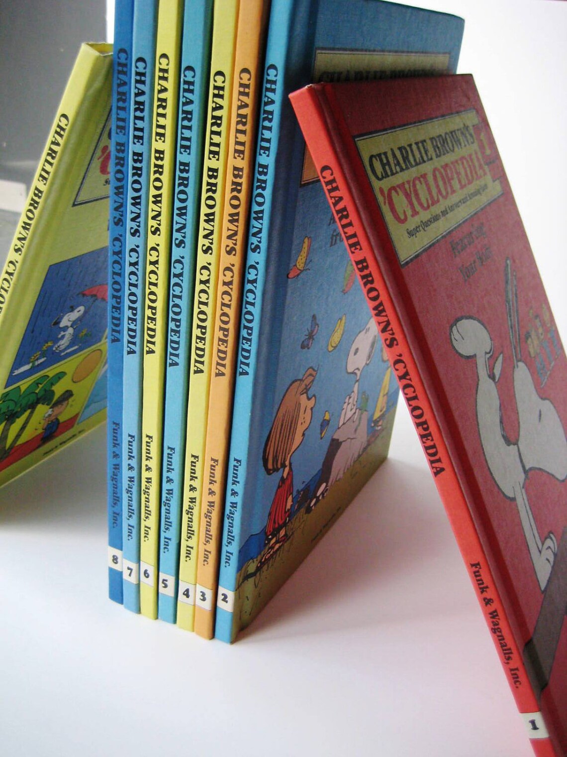 Charlie Brown Encyclopedia Set of 9 Etsy