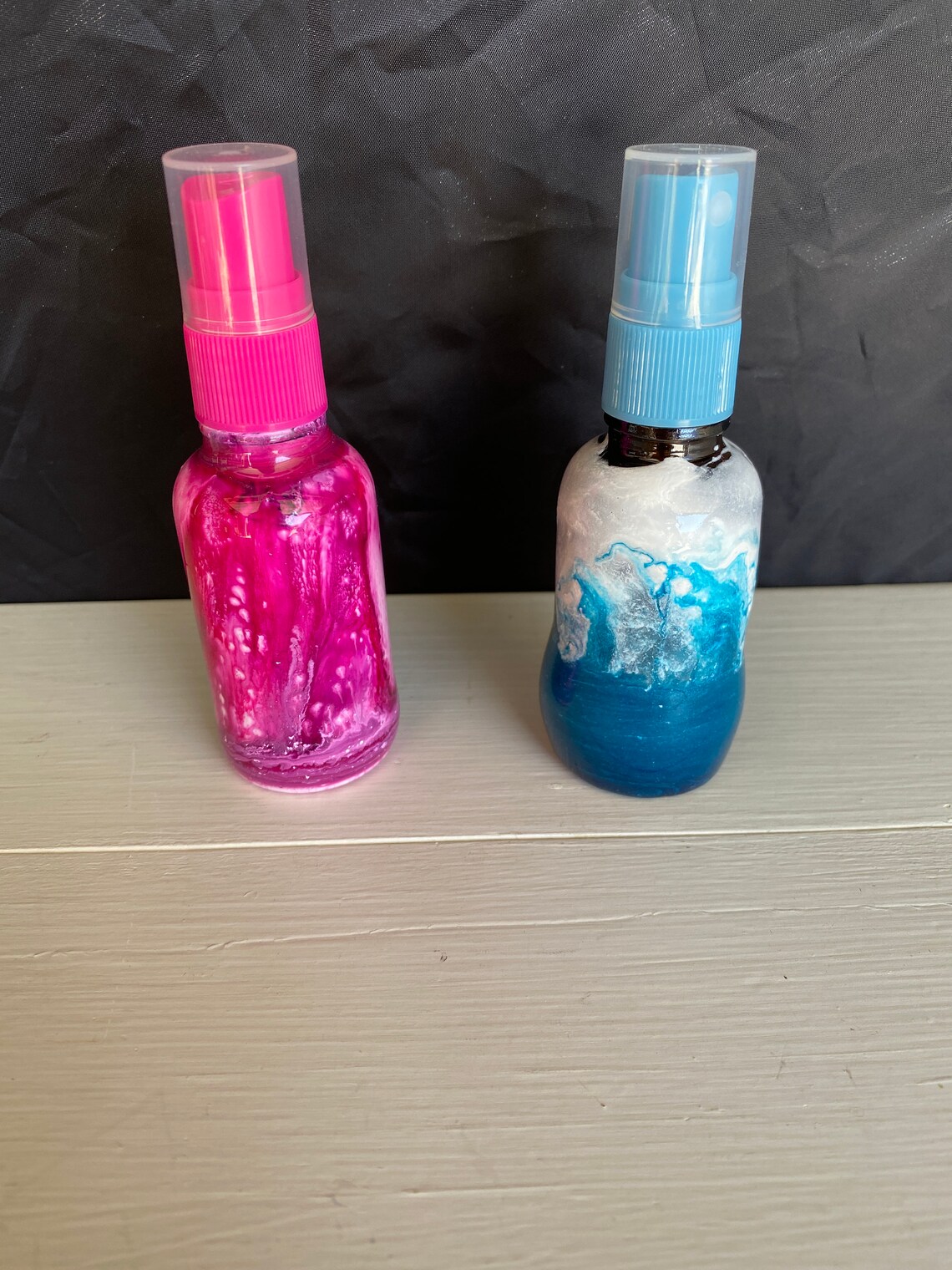 Fine Mist Spray Bottle Epoxy Resin Coated for Custom Look Set of 2 Etsy
