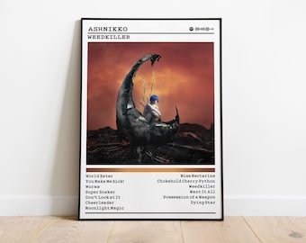 Ashnikko WeedKiller Album Poster: Rap Music Wall Art