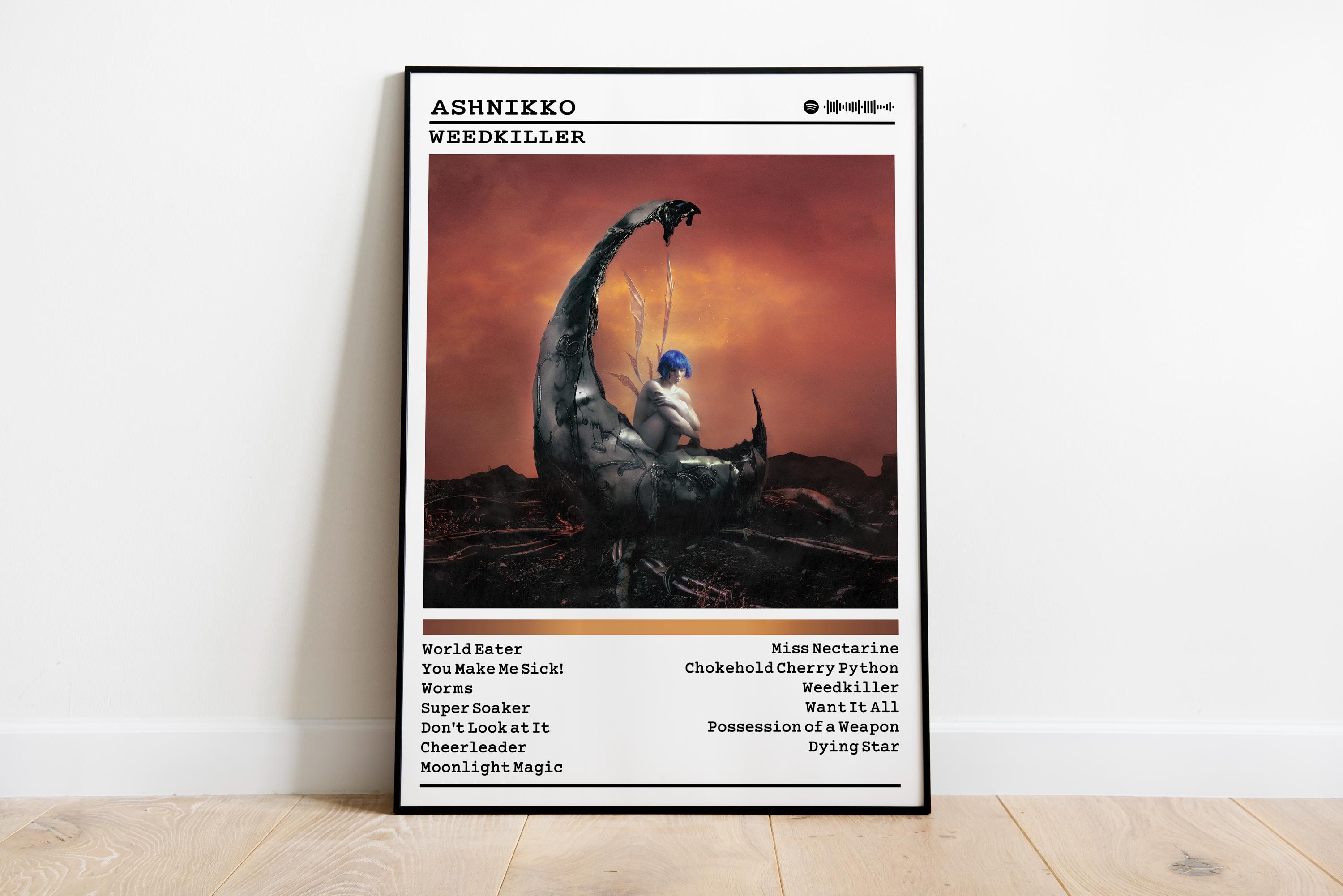Ashnikko Weedkiller Album Poster: Rap Music Wall Art - Etsy