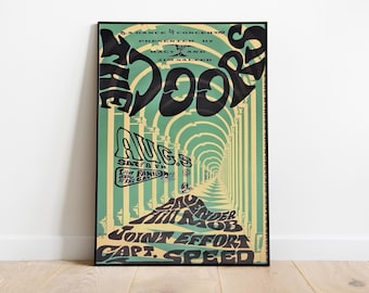 The Doors Concert Poster/ Peanut Butter Conspiracy Whisky a Gogo