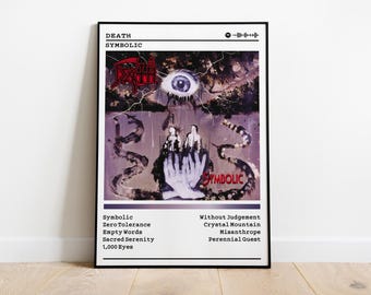 Death "Symbolic" Album Poster | Metal Music Print