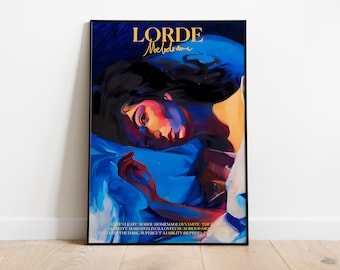 Lorde Album Cover Poster: Music Wall Art Print