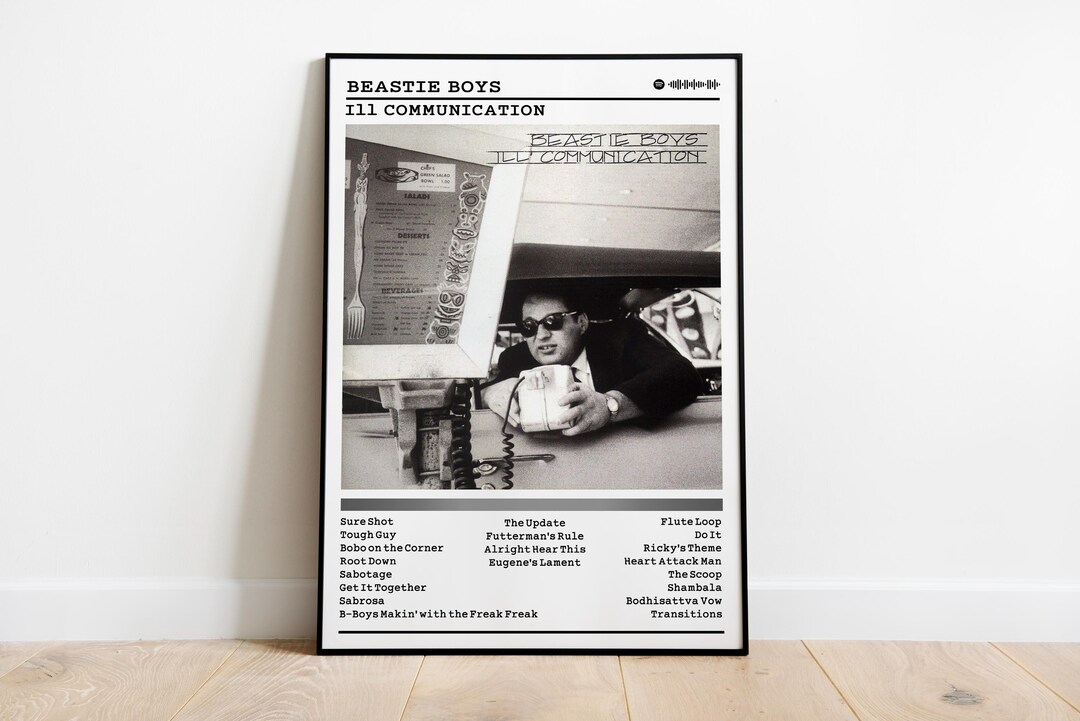Beastie Boys Ill Communication Album Poster: Matte Finish Wall Art