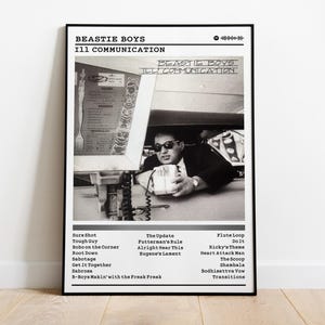 Beastie Boys Poster | Ill Communication Poster | Album Poster Prints | Wall Decor Posters | Album Cover | Rap Music Poster