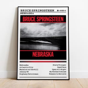 Bruce Springsteen Nebraska Poster - Etsy