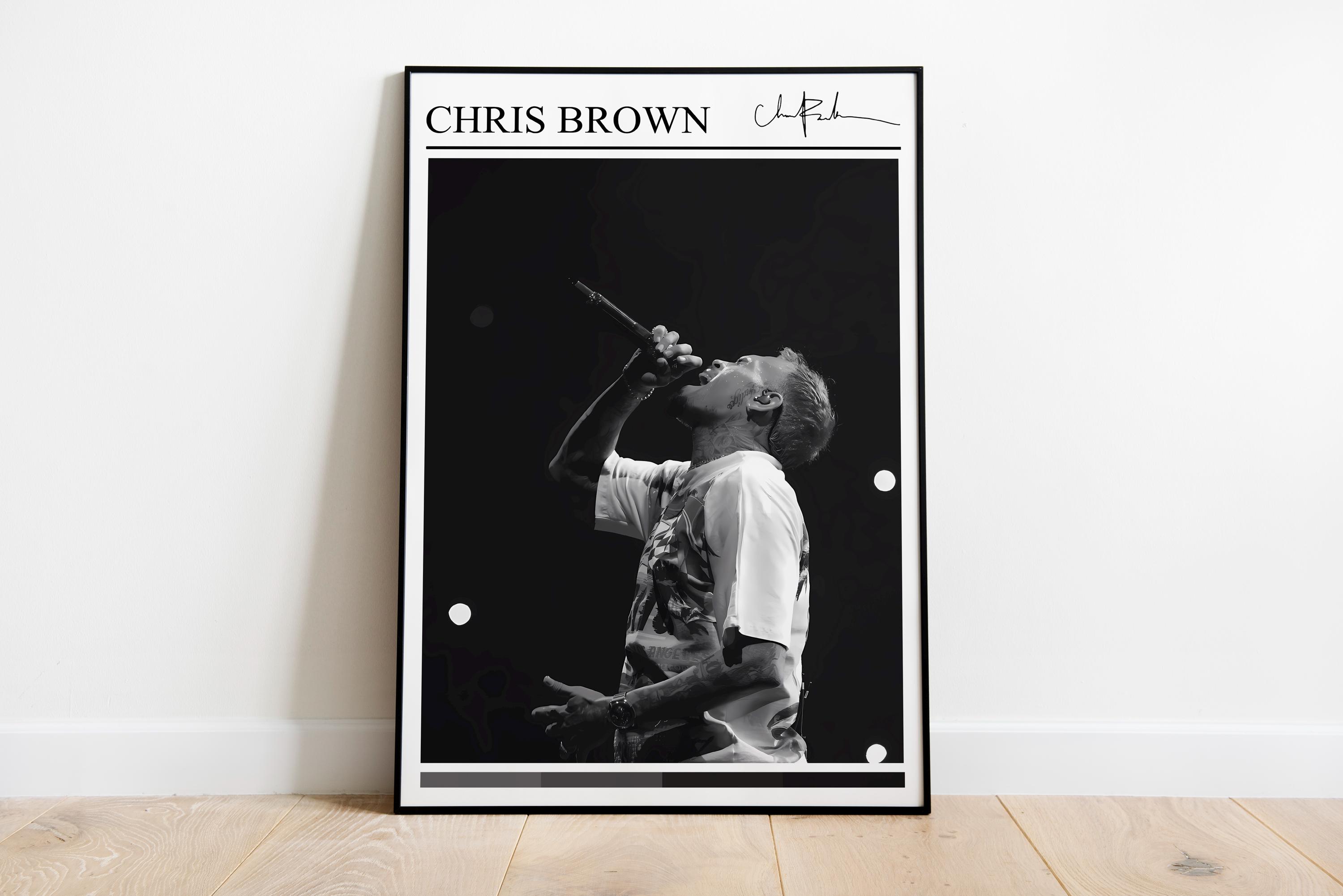 Chris brown 11:11 poster - Etsy 日本