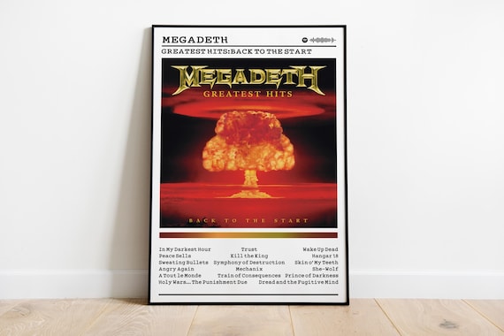 Megadeth Greatest Hits Album Poster: Metal Music Wall Art - Etsy