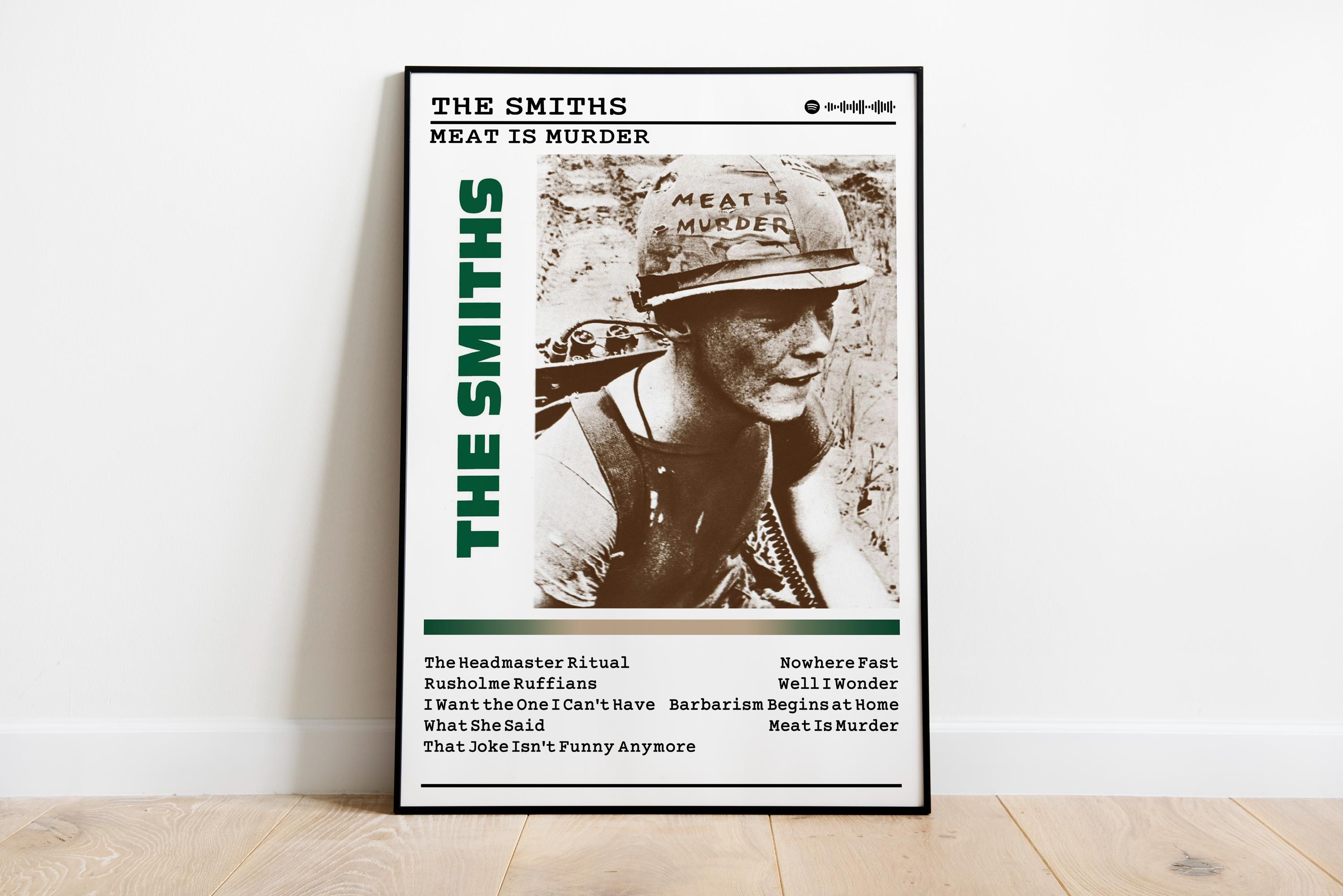 The Smiths 'meat is Murder' Album Cover Poster | Matte Finish - Etsy