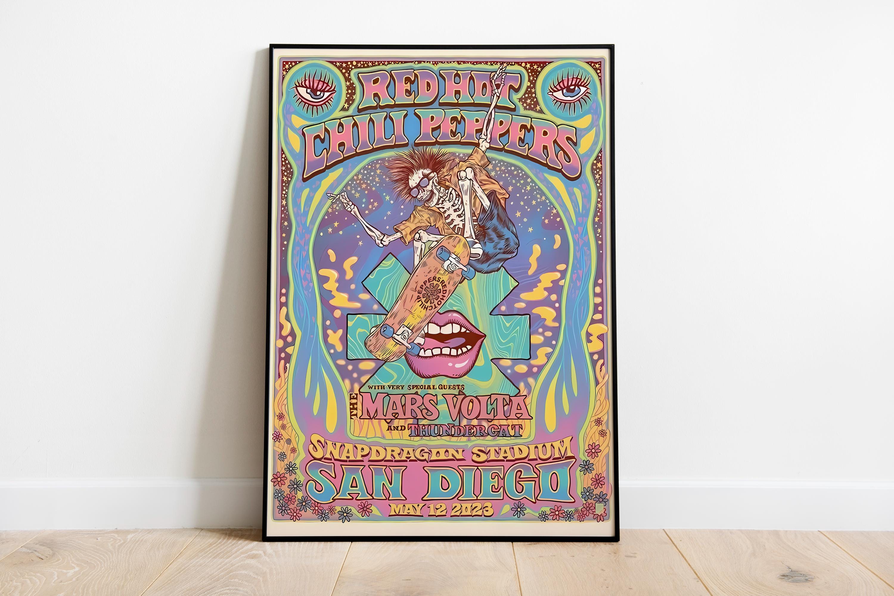 Red Hot Chili Peppers Poster Print: Album Cover Art, Music Wall