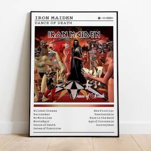 Iron Maiden &#39;Dance of Death&#39; Album Cover Art Poster