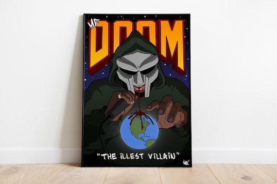 MF Doom Poster Print: Album Cover Art, Music Room Decor - Etsy