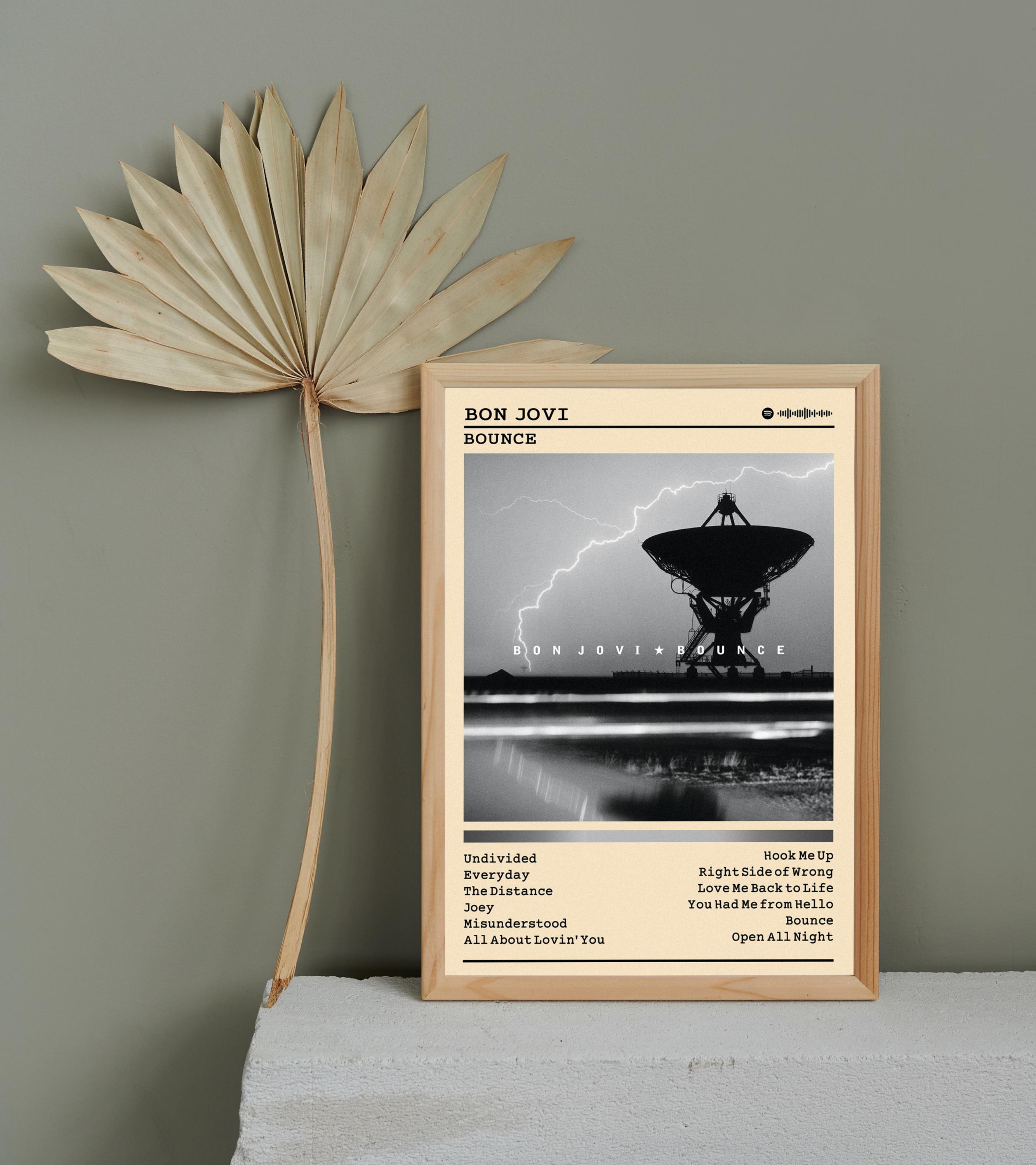 Bon Jovi 'bounce' Album Poster: Rock Music Wall Art - Etsy
