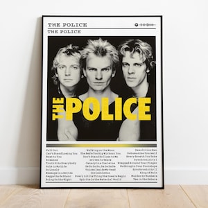 The Police Album Cover Poster: Rock Music Wall Art