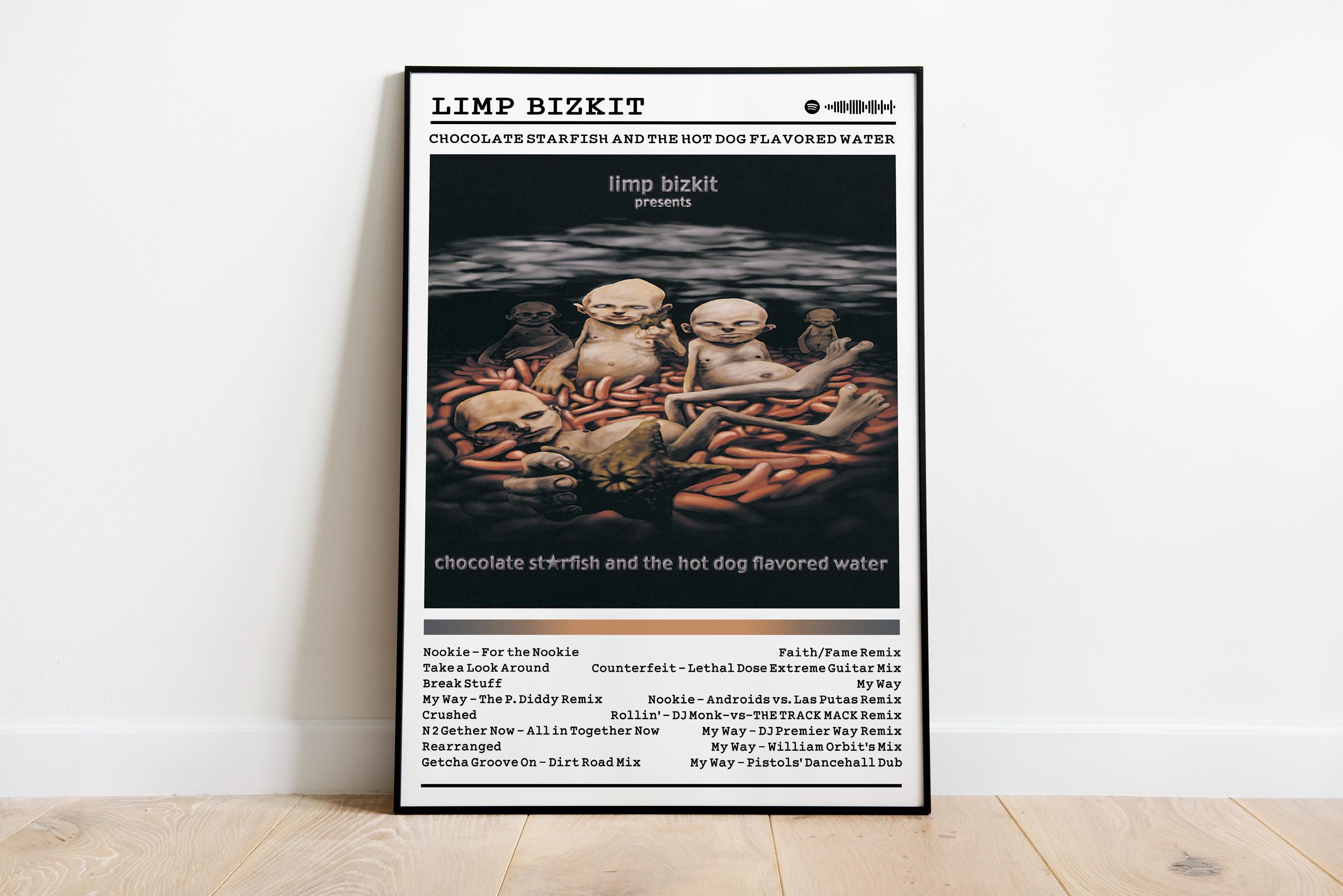 limp bizkit アルバム告知ポスター Limp Bizkit Chocolate Starfish Poster Iron Painting Wall Poster