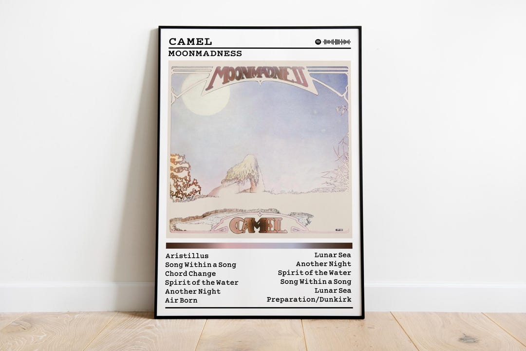 Camel Moonmadness Album Poster: Rock Music Wall Art - Etsy