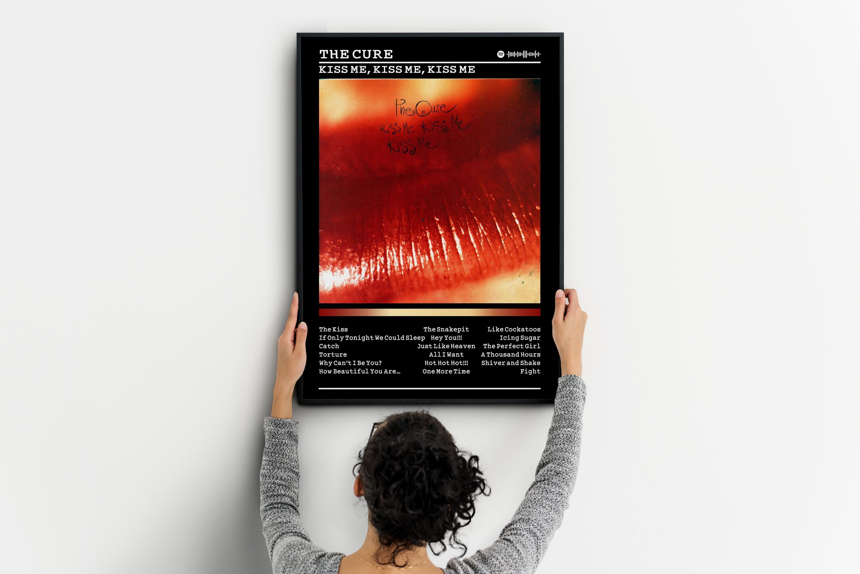 The Cure - Kiss Me Album Poster: Rock Music Wall Art - Etsy