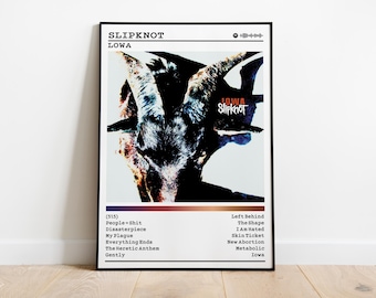Slipknot Iowa Album Poster: Metal Music Wall Art - Etsy