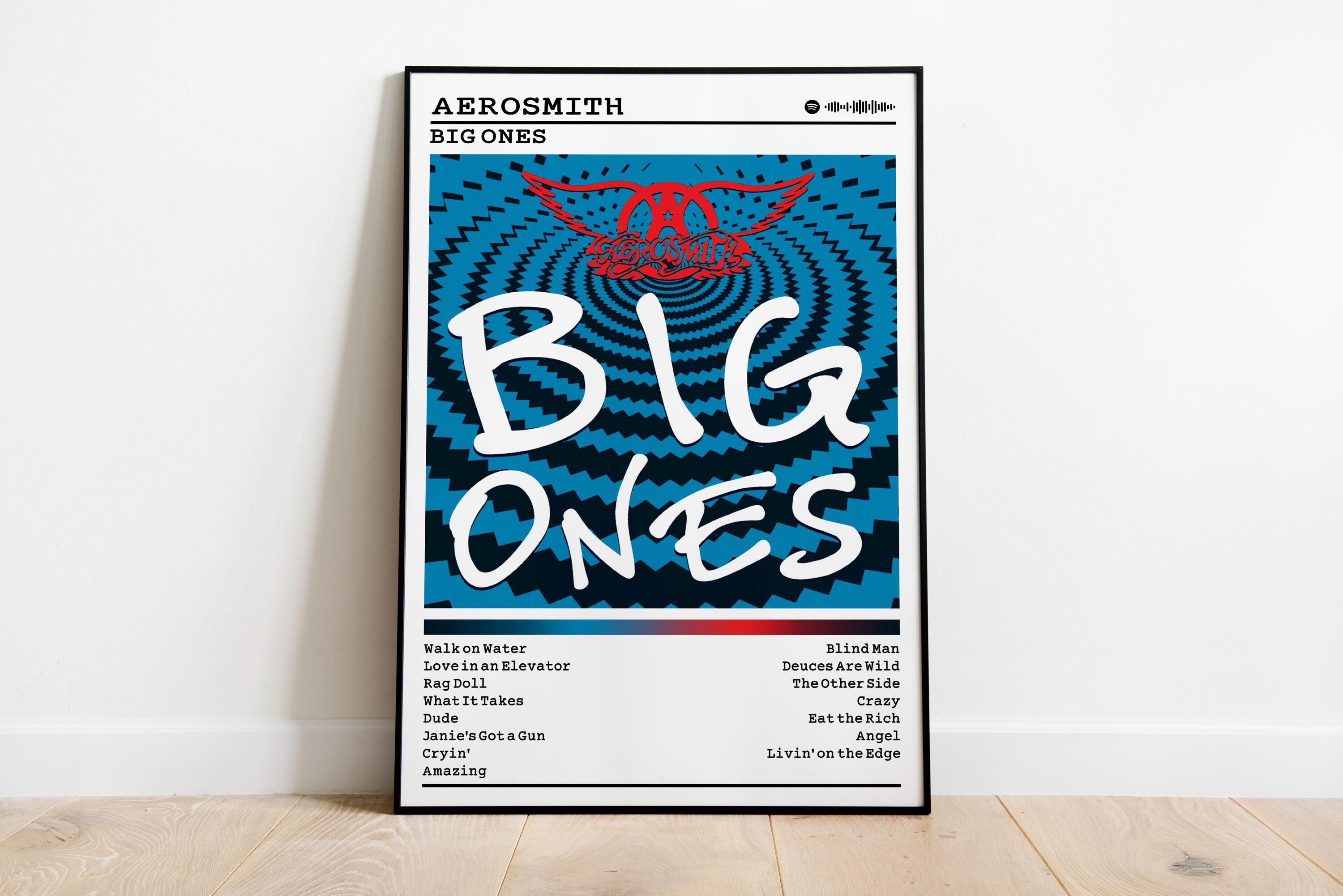 Aerosmith Poster | Big Ones Print | Album Poster Prints | Wall