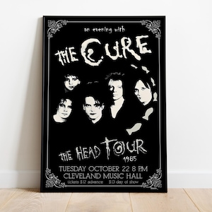 The Cure Poster Print | Music Poster | Album Cover Poster | Wall Decor | Music Gift | Room Decor