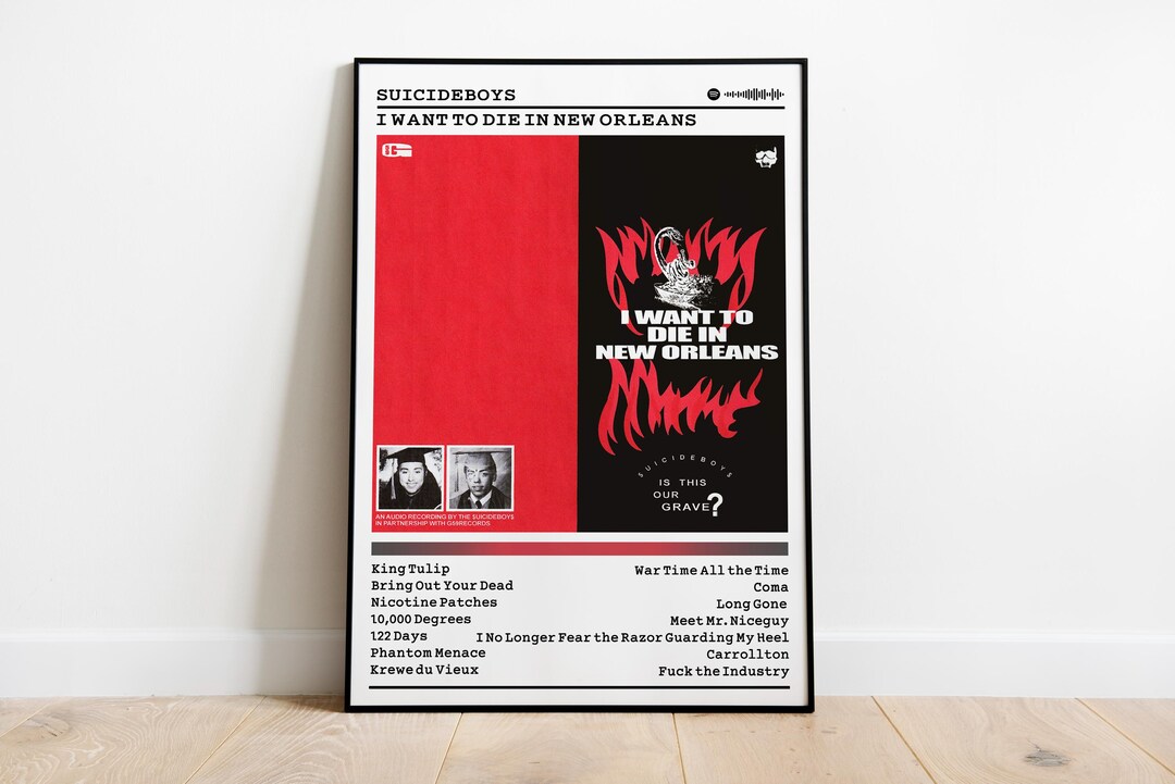Suicide Boys - I Want to Die in New Orleans Poster | Matte Print