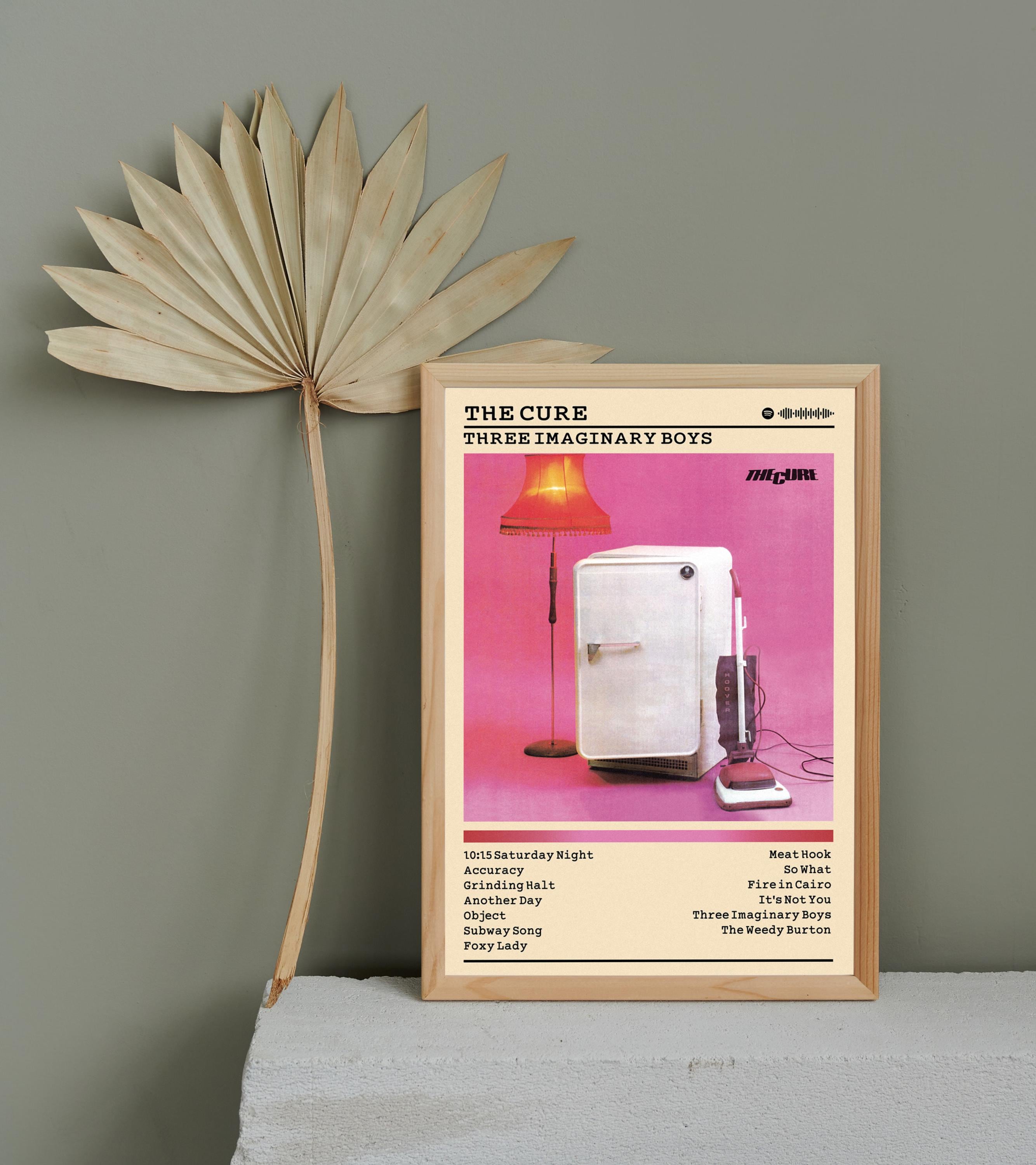 The Cure - Three Imaginary Boys Album Poster: Rock Music Wall Art 