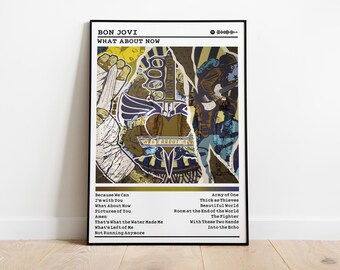 Bon Jovi 'What About Now' Album Cover Poster: Rock Music Wall Art