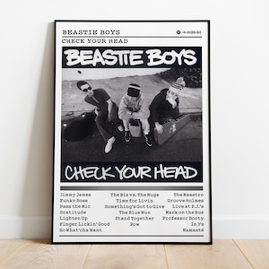 Beastie Boys Poster | Check Your Head Poster | Album Poster Prints | Wall Decor Posters | Album Cover | Rap Music Poster