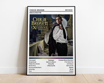 Chris Brown-albumposter '11:11 deluxe' | R&B-muziekkunst