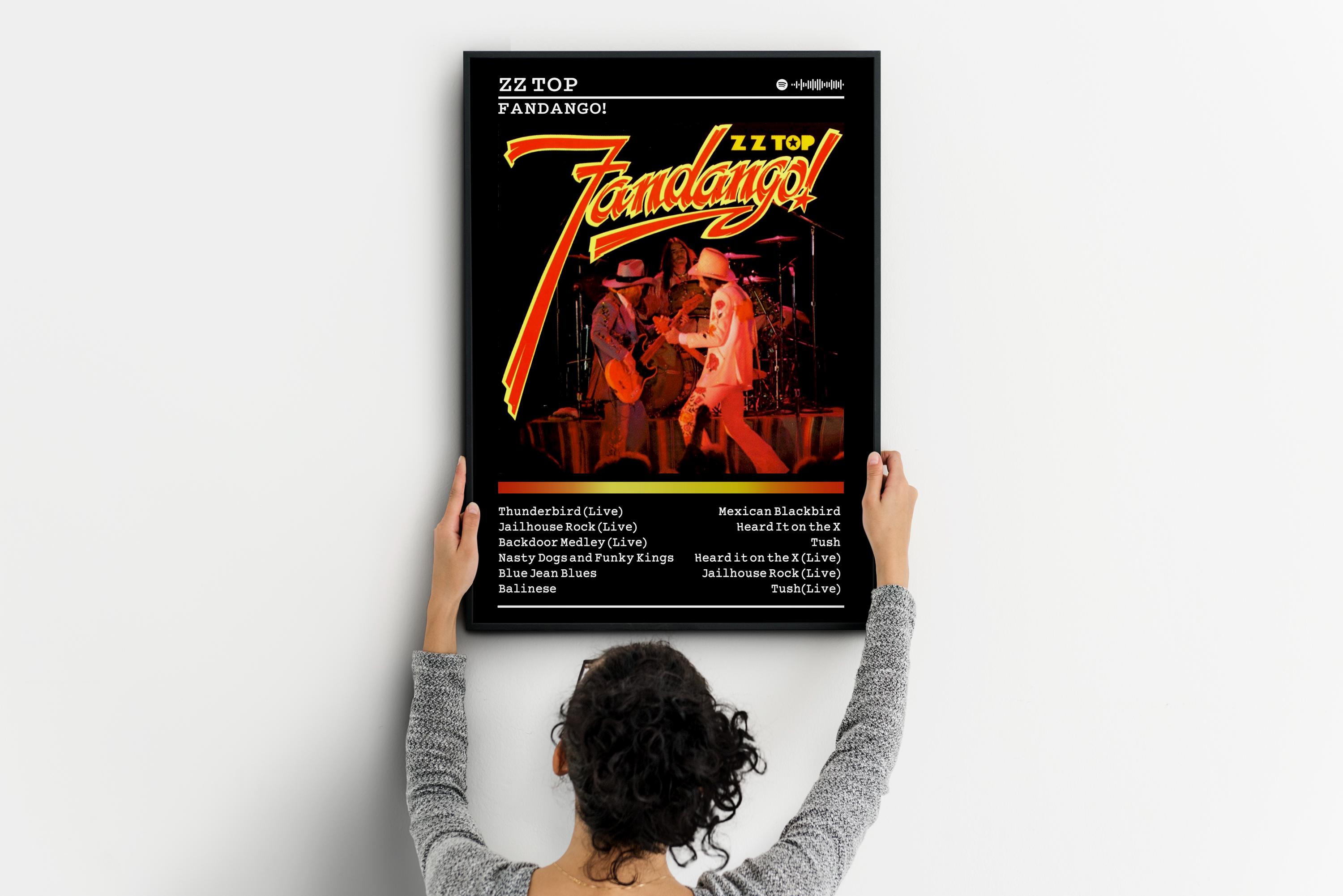 FROM TOP ポスター ZZ Top Fandango Album Poster: Rock Music Wall Art - Etsy
